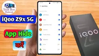 how to hide app in iqoo z9x, iqoo z9x app hide kaise kare