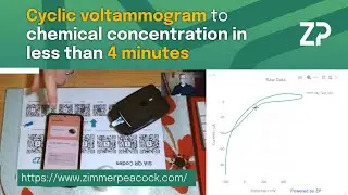 Fastest cyclic voltammogram to concentration demonstration ever- SIA Potentiostat