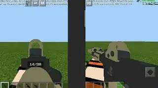 МОД на 3D ОРУЖИЕ в майнкрафт на телефоне