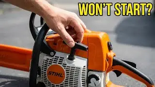 How to Fix a Stihl chainsaw that won’t start (no tools required)