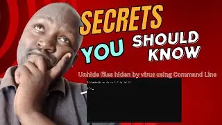 How to unhide virus-hidden files using Command line #tutorial #education #cmd #shorts #chatgpt