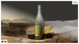 April Patreon Teaser - Bottle Rendering in Cinema 4D and Redshift