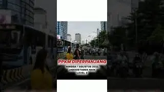 PPKM Level 2 Jabodetabek #ppkm #shorts #trending