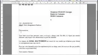 Open office ou Libre office - Texte 08 - Retrait