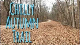 ASMR Chilly Autumn Trail (whispering, nature ambience)