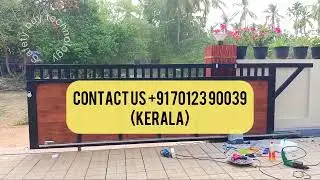 Sliding Gate Operator Installation in Kerala +91 70123 90039 ഇനി ഗേറ്റ് തള്ളി ക്ഷീണിക്കേണ്ട 🤏