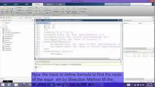 Bisection Method Matlab Programming
