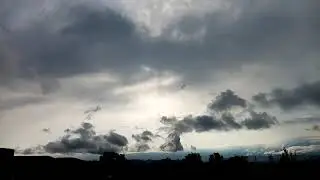 ДОЖДЕВЫЕ ОБЛАКА НАД ГОРАМИ 10.05.2020