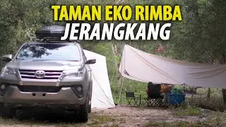 Camping Hutan Pedalaman Jerangkang Waterfall, Cabaran Menakutkan Tapi Seronok! Solo 4x4 Off-Road