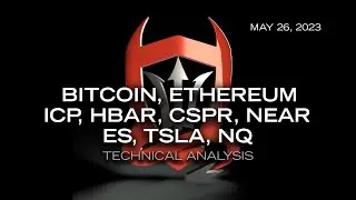 Bitcoin, ETH, ORAI, ICP, HBAR, NEAR, ES, TSLA, NQ Technical Analysis - Assets at degrees of ripeness