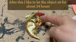 Gold Gilding Process for Sculptures
