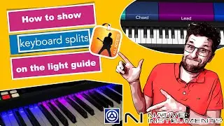 How to show keyboard splits on the light guide