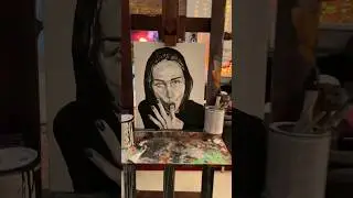 Портрет маслом на холсте #artshorts #painting #shorts #портрет #холстмасло #арт #portraitpainting