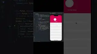 flutter animated profile UI design