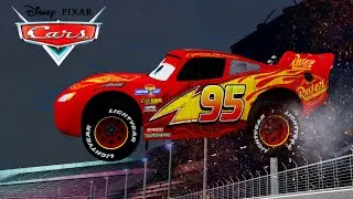 Lightning McQueen's Big Crash | Cars Movie Remake | Accurate Version | BeamNG.Drive