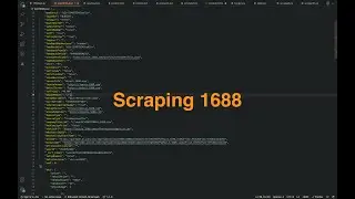 Scraping website 1688