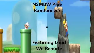 New Mario Bros Wii But Pipes Are Randomized