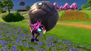 rocket league ball spotted in fortnite