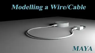 How to model a cable in Maya 2020 | Modelling Tutorial
