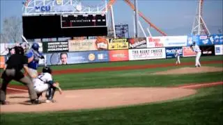 Matthew Prevosti hits  2 run home run at MCU Park