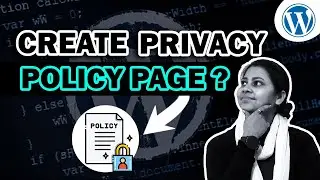 📝 Just One Click : 🔒Add a Privacy Policy Page to WordPress