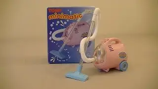 Vintage 1980's Tomy Minimatic Toy Vacuum Cleaner Demonstration