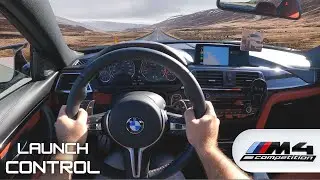 2020 BMW M4 F82 Competition POV Drive - DCT Launch Control!