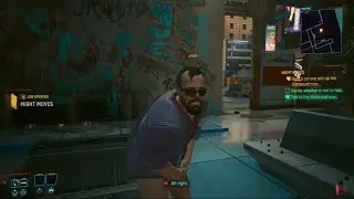 Flaming crotch man side quest: Cyberpunk2077