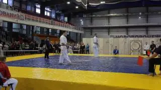 Насиров Назар, 2 бой на Чемпионате России 18.12.2016, Нововоронеж.