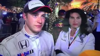 Interview Stoffel Vandoorne after tenth place in F1 GP Bahrein