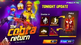 FREE FIRE COBRA MP40 RETURN CONFIRM DATE | COBRA MP40 RETURN KAB AAYEGA | COBRA MP40 RETURN DATE
