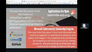 Learn about the Microsoft Cybersecurity Scholarship Program, powered by Last Mile Education Fund