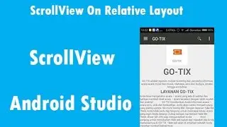 Android Tutorial :Create Scrollview on Relative Layout Android Tutorial