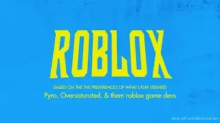 Roblox Games That Hit Hard (FT. Oversaturated)