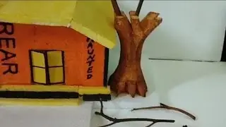 How to make thermocol dried tree🌲//thermocol craft