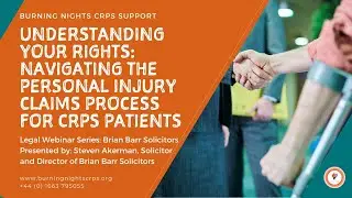 Understanding your Legal Rights: Navigating the Personal Injury Claims Process for #CRPS Patients