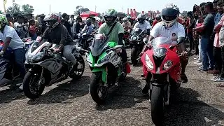 Arrival of High Capacity Bikes at the Katukurunda Race Track