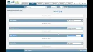 paloalto Firewall Training  Application Command Center(ACC) part 4