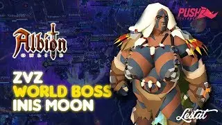 ZvZ 150+ BOSS Inis Moon Aliança PUSH - Albion Online MMORPG Gratuito