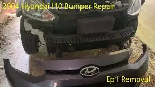 2004 Hyundai I10 Bumper Repair Ep1 - Bumper Removal