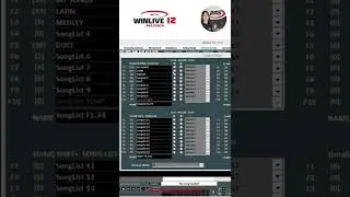 SHORT of WINLIVE PRO SYNTH 12 - Stop and melody in the Songlist editor