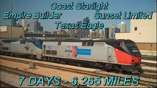 Chicago Loop 2019: Coast Starlight - Empire Builder - Texas Eagle