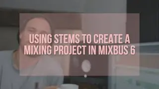 How To Use Stems To Create A Mixbus Project // Recording In REAPER Mixing In Harrison Mixbus 6