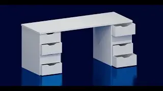Ikea Gaming Desk 3Ds Max Modeling