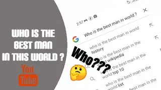 who is the best person in the world?🤔 |Nebula TV Official