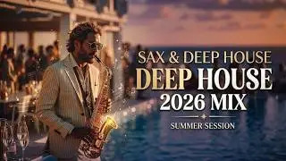Luxury Sax Deep House 2026 | Smooth Saxophone Music & Elegant Lounge Sunset Chill Mix 2026