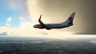 X-PLANE 12 LANDING AT PHNOM PENH VDPP CAMBODIA | REAL WEATHER DEFAULT BOEING 737-800 AND SCENERY