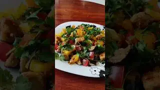 Самый вкусный салат с хрустящими баклажанами #салатсбаклажанами #баклажаны #салаты