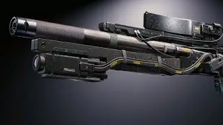 Cyberpunk 2077 rare ASHURA Sniper rifle 