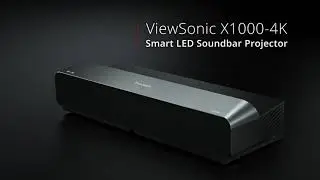 Find Your Oasis - ViewSonic X1000-4K | Ultra Short Throw Smart LED Soundbar Projector (Short ver.)